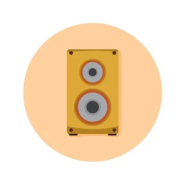 Audio Speaker Studio Vector Illustration Graphic Illustrazione stock