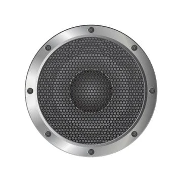 Audio speaker vector illustration isolated on white background Stock Illustration