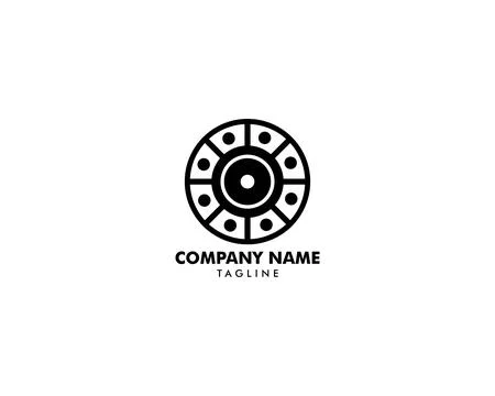 Audio Speaker Vector Logo Template Design Stock Illustration