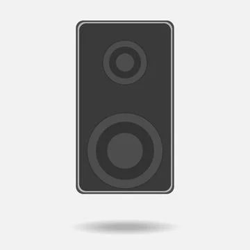 Audio speakers Stock Illustration