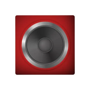 Audio speakers for a netbook. Stock Illustration