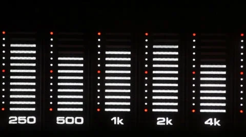 Audio spectrum analyzer Stock Footage 32495134