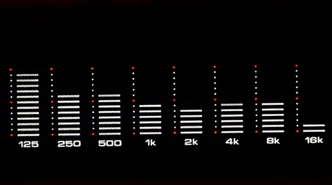Audio spectrum analyzer Stock Footage 46656090