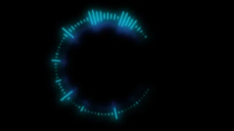 Audio Spectrum-Animation Alpha Stock Footage 973325