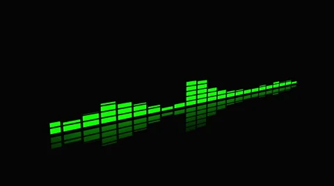 Audio spectrum animation Stock Footage 68924208