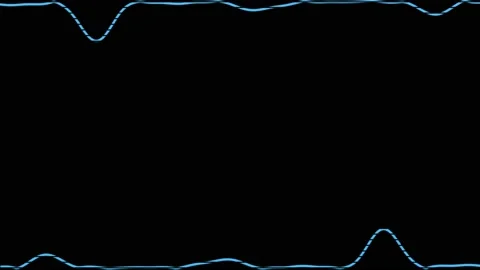 Audio Spectrum Audio Visualizer Linear Line Motion Graphics Stock Footage 151612963