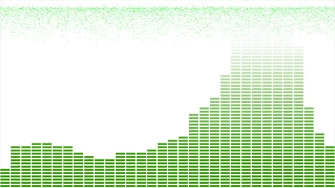 Audio Spectrum Equalizer Video stock 107938636