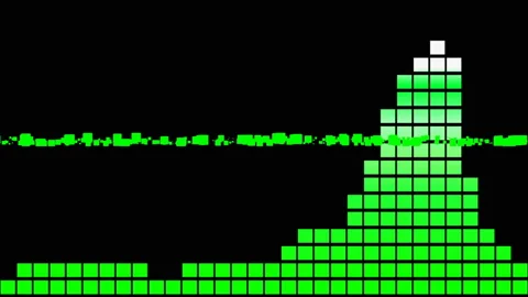 Audio Spectrum Equalizer Stock Footage 107940046