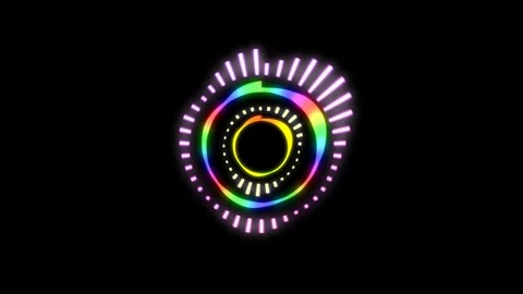 Audio Spectrum Equalizer Motion Graphic with Sound Visualization Stock-Footage 334938111