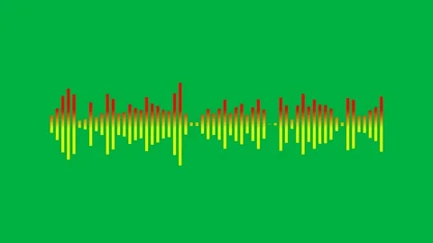 Audio Spectrum Equalizer Motion Graphic with Sound Visualization Stock-Footage 334938228