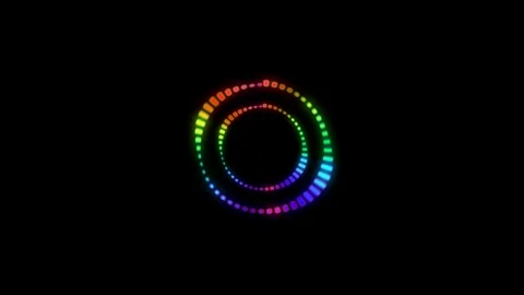 Audio Spectrum Equalizer Motion Graphic with Sound Visualization Stock-Footage 334938270