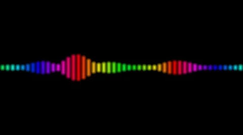 Audio spectrum Stock Footage 7765740