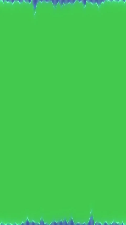 Audio Spectrum Green Screen Vertical Overlay Stock-Footage 344765652
