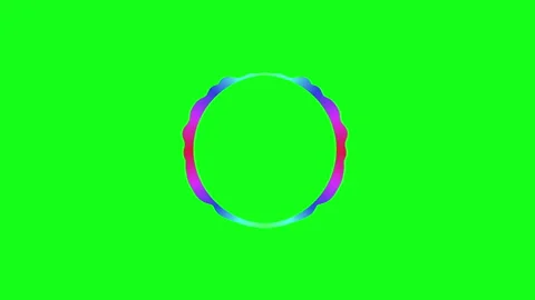 Audio spectrum looping for song preview. audio waves equalizer Stock Footage 260084831