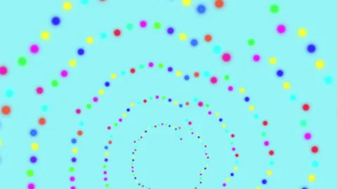 Audio Spectrum Material Rainbow Blue Stock Footage 239990286