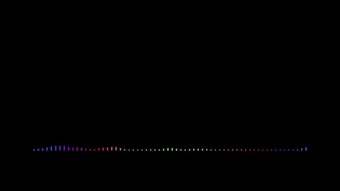 Audio spectrum motion animation video Stock Footage 279526666