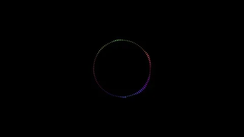 Audio spectrum motion animation video Stock Footage 279526669