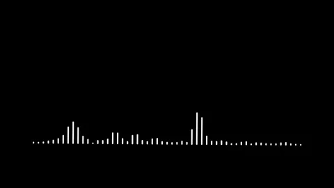 Audio spectrum motion animation video Stock Footage 279526676