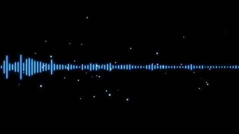 Audio spectrum motion animation video Stock Footage 281250831