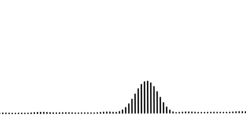 Audio spectrum motion animation video Stock Footage 303338988