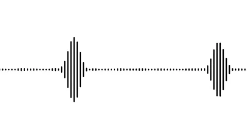 Audio spectrum motion animation video Stock Footage 303338995