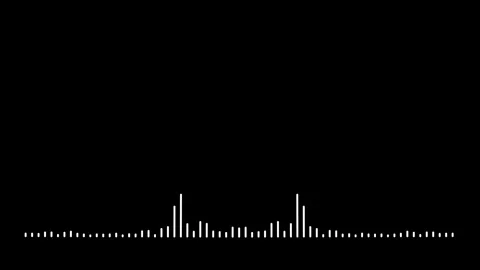 Audio spectrum motion animation video Stock Footage 303339011