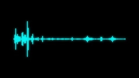Audio spectrum sound. Stock Footage 124077331