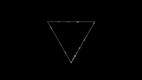 Audio spectrum triangle Stockbeeldmateriaal 246167852