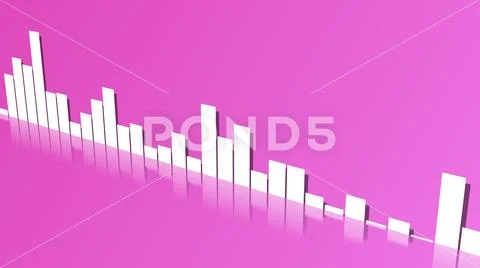 Audio Spectrum visualiser background VJ modern stylish look with reflection Stock Illustration