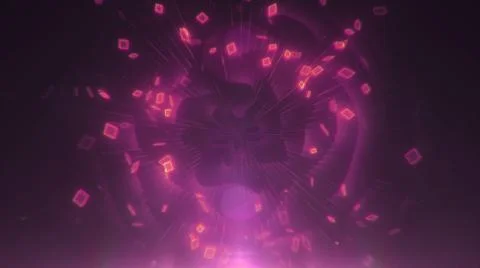 Audio spectrum visualizer pink background, audio spectrum background Illustrazione stock