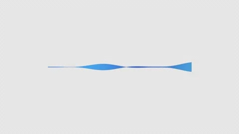 Audio spectrum waveform animation, Music player spectrum with audio reactor Stock Footage 275805103