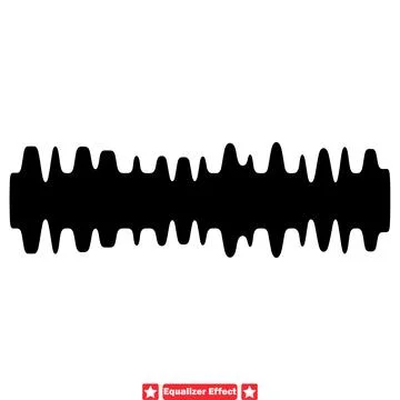 Audio Spectrum Waves  Stylish Equalizer Vector Set Stock Illustration