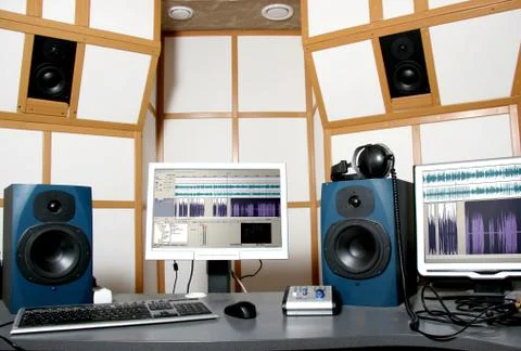 Audio studio Stock Photos
