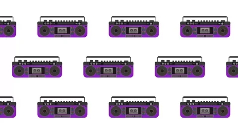 Аudio tape background Stock Footage 309822425