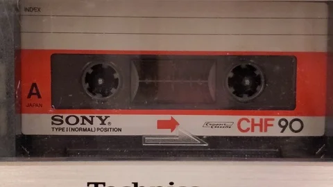 Cassette Tape Player Stock Video Footage