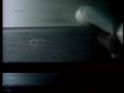 Audio tape playing on a Steenbeck flatbed editing table Video stock 260251450