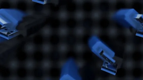 Audio Tech - Seamless VJ Loop Stock-Footage 73413670