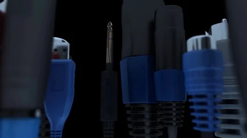 Audio Tech - Seamless VJ Loop Stock-Footage 73414576