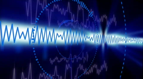 Audio themed background Stock Footage 565190