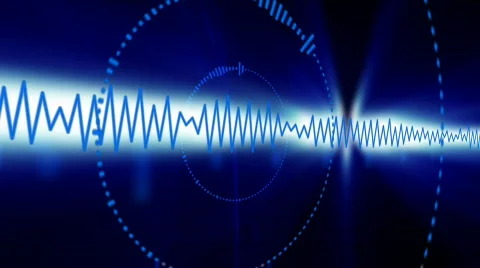 Audio themed background Stock Footage 565309