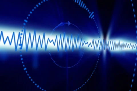 Audio themed background Stock Footage 591723