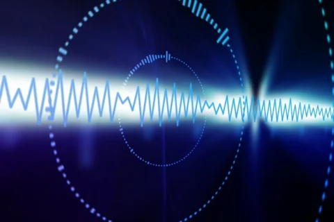 Audio themed background Stock Footage 591724