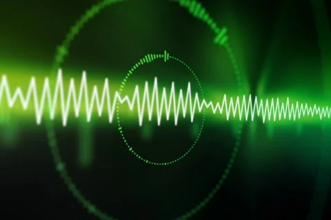 Audio themed background Video stock 591726