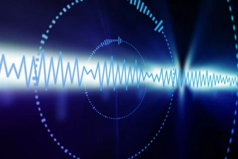 Audio themed background Stock Footage 591727