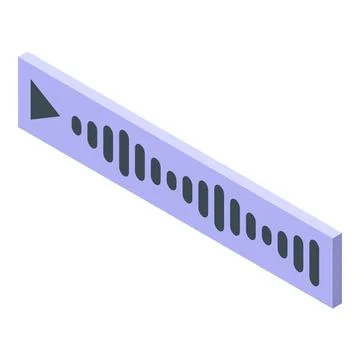 Audio track playing with progress bar and play button Stock Illustration