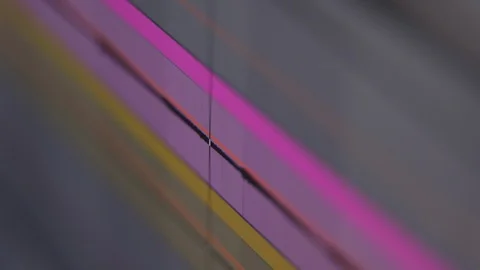 Audio track waveforms playing in music production software at home studio Stock Footage 107992662