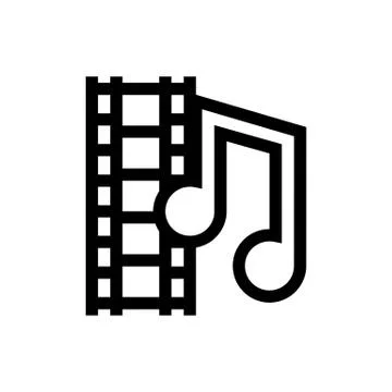 Audio &amp; Video File Icon Stock Illustration