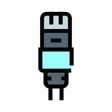 Audio video multimedia cable connector plug Stock Illustration