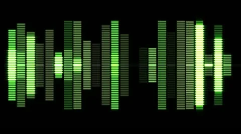 Audio Visualization bars Video stock 12268388