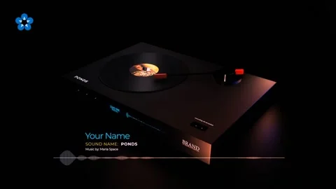 Audio Visualizer After Effects stock